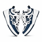 Men's Fashion Casual Sneakers High Quality Lace-up Walking Shoes Genuine Leather Style Sneakers Men's Casual Shoes