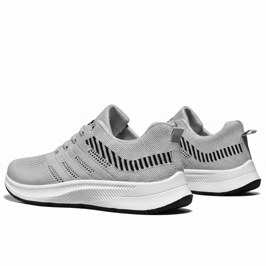 Men's Fashion Sports Sneakers Comfortable  Slip-On Jogging Breathable Flying Woven Men Sports Sneakers Casual Shoes