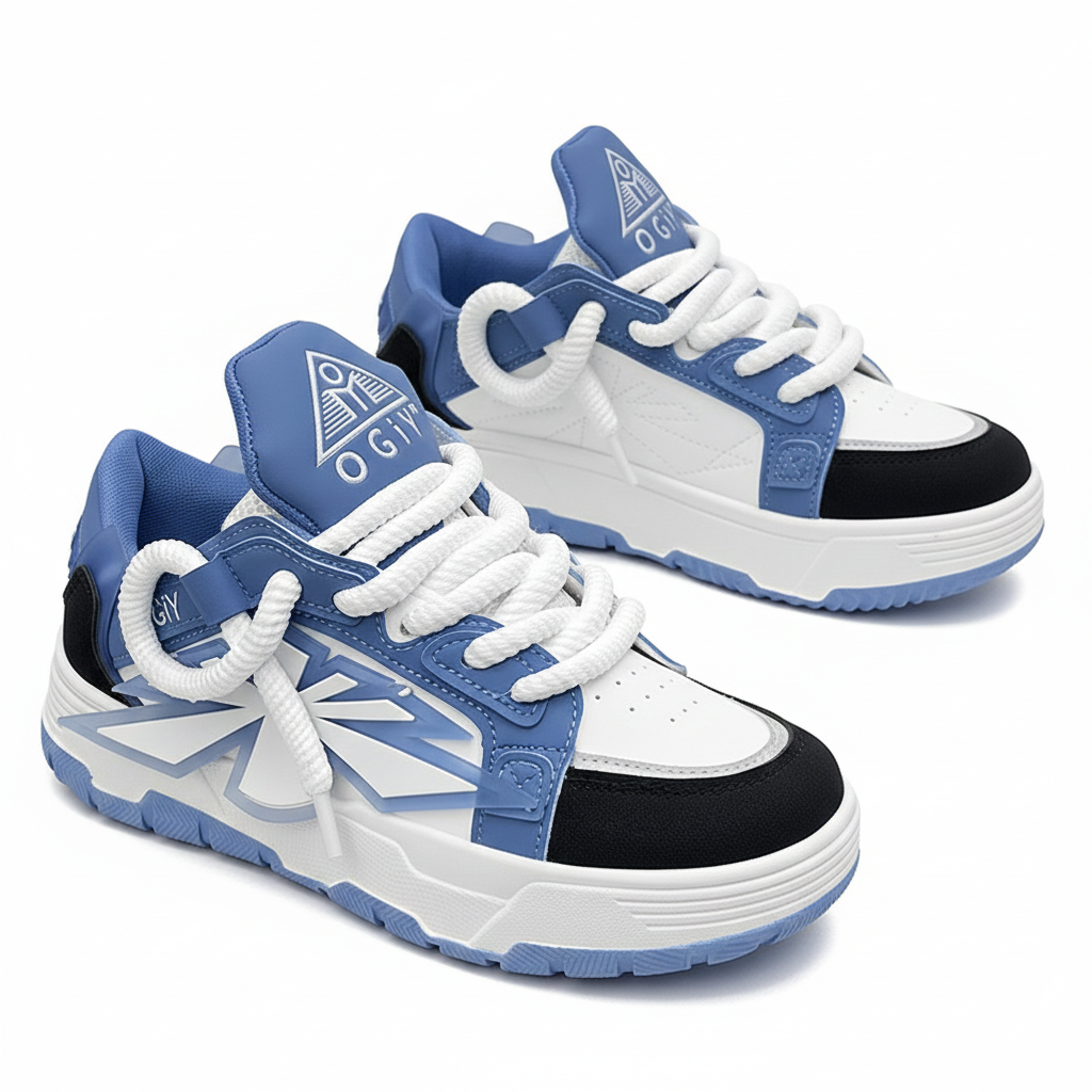 Men's Fashionable Sneakers Shoes Breathable Waterproof Height Increasing Lace-up Dad Men's Casual Sports Sneakers