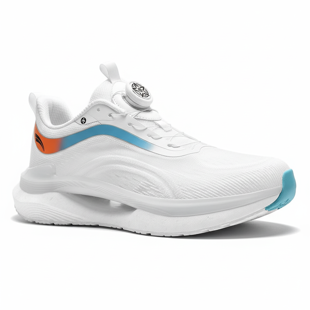 Men's Fashionable Sneakers Shoes Knob Laces Breathable Knit Sport Shoes Men Casual Sneakers Men's Popcorn Sneaker