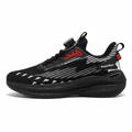 Men's Fashionable Sports Shoes Lightweight Breathable Rotating Buckle Fly-kit Mesh Casual Sports Running Men's Shoes