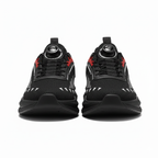 Men's Fashionable Sports Shoes Lightweight Breathable Rotating Buckle Fly-kit Mesh Casual Sports Running Men's Shoes