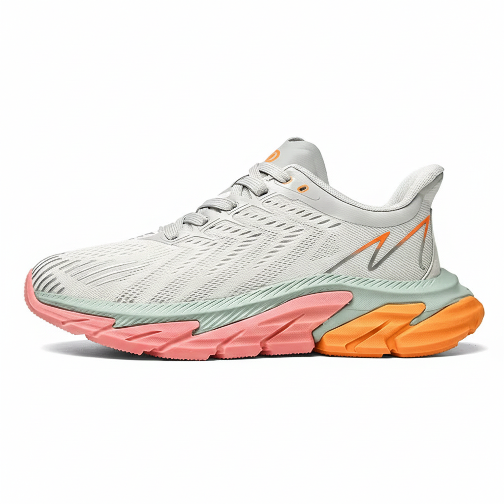 Men's Sports Shoes Sneakers Shock Absorption Air Cushion Ultra Light Weight Lace-Up Breathable Men Casual Shoes