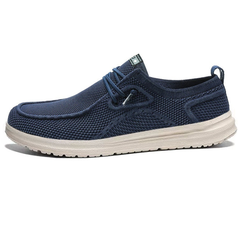 Men's Casual Simple And Versatile Canvas Shoes High Quality Flat Loafer Slip on Dude Canvas Men's Casual Loafers Shoes