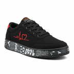 Men's Fashion Casual Sport Sneakers High Top Skateboarding Shoes Breathable Round Toe Lace Up Platform Men's Sneakers