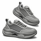 Men's Fashionable Sports Shoes Platform Mesh Surface Breathable Sports Casual Shoes Pilot Small Men's Fashion Shoes