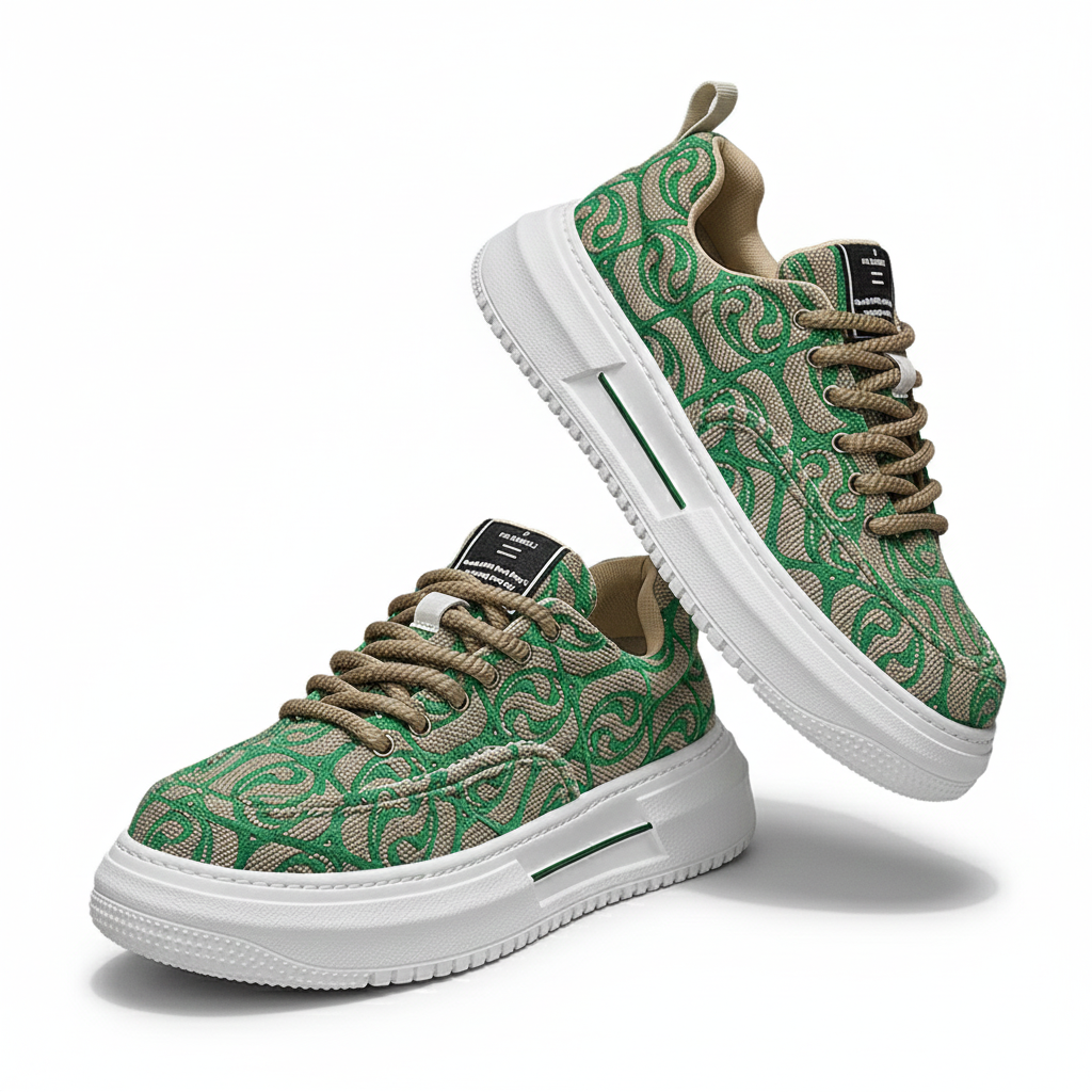 Mens Shoes Breathable Canvas Shoes Sports and Leisure Low Cut Trendy Comfortable Men's Casual Canvas Shoes