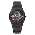 BESTWIN Men's Luxury Automatic Mechanical Watch Hollow Butterfly Clasp Alloy case waterproof men watch