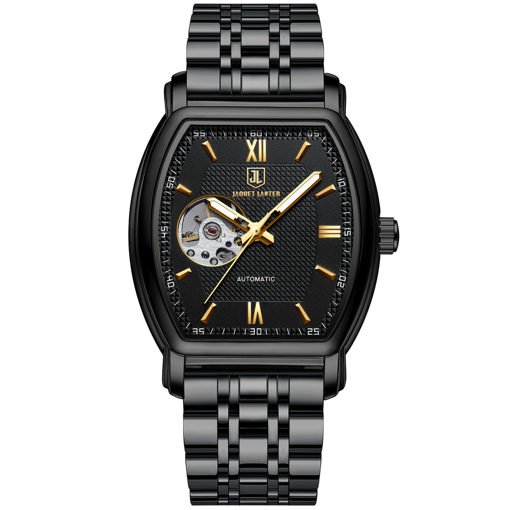 Men's Mechanical Waterproof Business Clock Luxury Skeleton Automatic Mechanical Wristwatches for Men