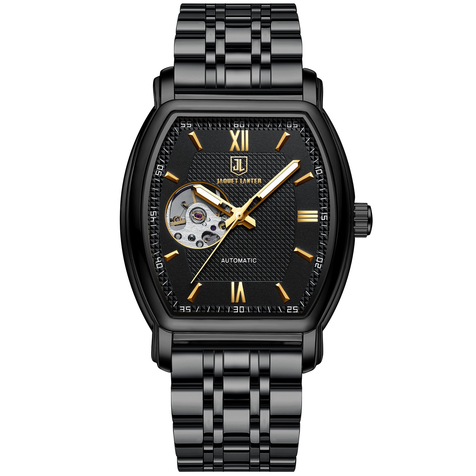 Men's Mechanical Waterproof Business Clock Luxury Skeleton Automatic Mechanical Wristwatches for Men