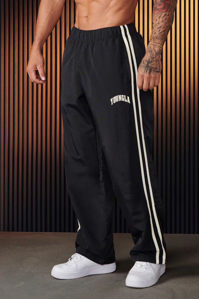 Men's Sports Pants Pairs Of Stitching Printing Leisure - Acquisti Online