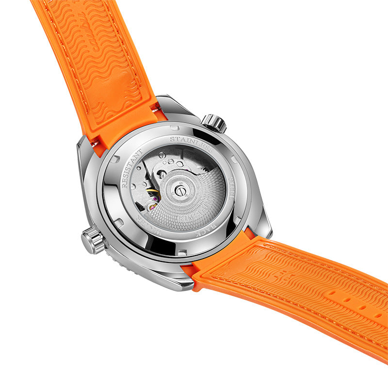 KIMSOUN Orologio meccanico automatico di lusso da uomo, orologio sportivo da uomo, orologio impermeabile per uomo.
