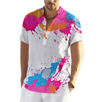 Fashion Summer Graffiti 3D Printing Shirt Men - Acquisti Online