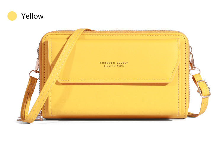 Women's Fashionable Shoulder Bag Original Leather Large Capacity Crossbody Bag Zipper Pocket Women's Shoulder Bag - Acquisti Online