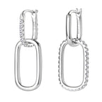 Moissanite Women's Fashion Temperament Personalied Eardrops S925 Sterling Silver