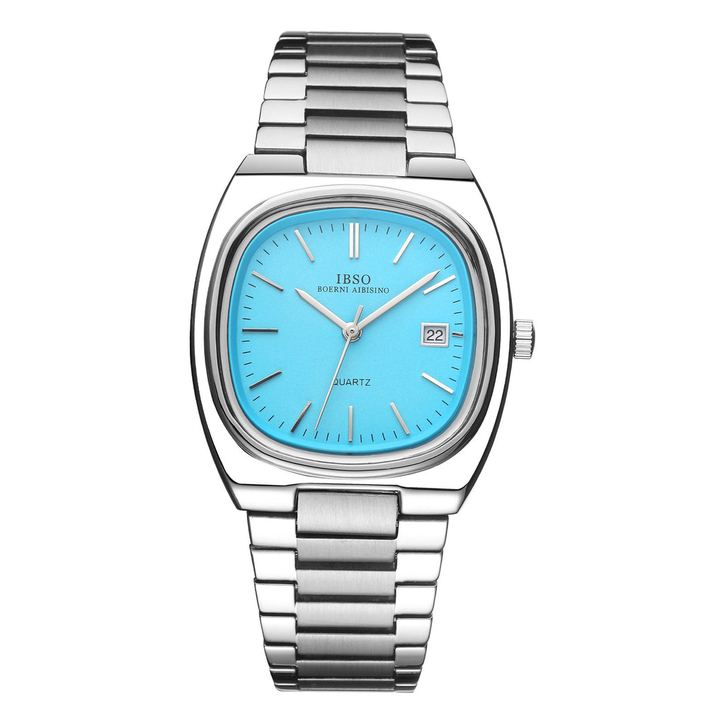 IBSO Women Fashionable Quartz Watches Stainless Steel Waterproof Business Simple Calendar Women Quartz Watch