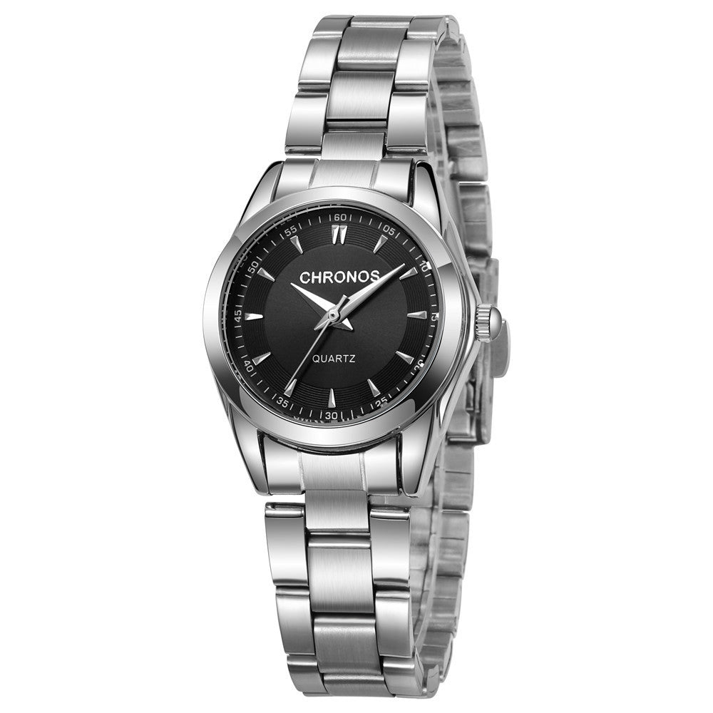 CHRONOS Dameshorloge Luxe design quartzhorloge Roestvrijstalen polshorloges Modieus dames quartzhorloge