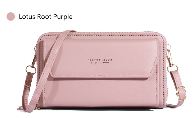 Women's Fashionable Shoulder Bag Original Leather Large Capacity Crossbody Bag Zipper Pocket Women's Shoulder Bag - Acquisti Online