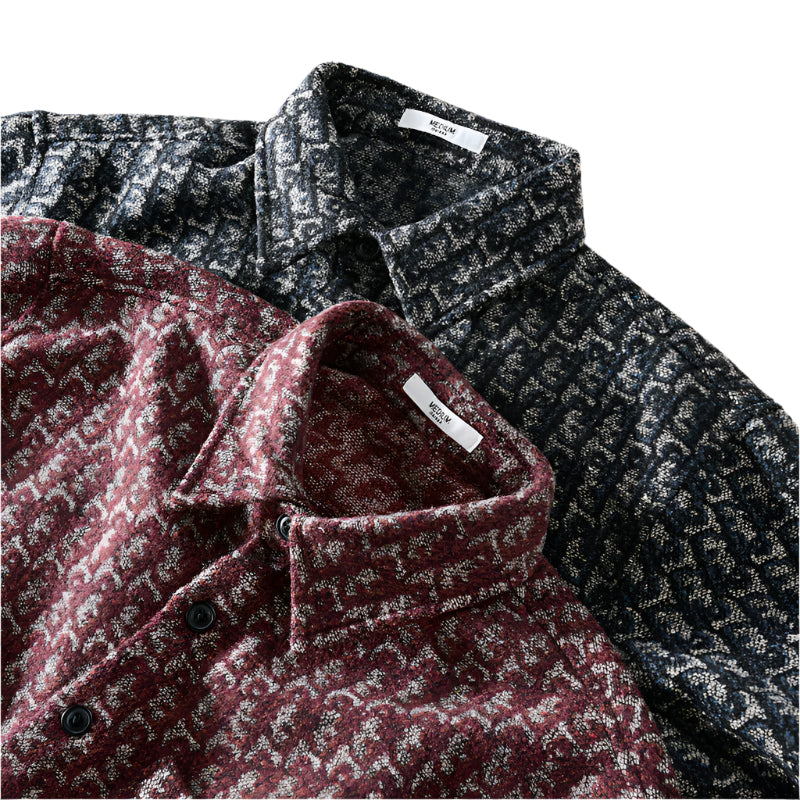 Men's Fashionable Casual Shirt Solid Color Brushed Thickened Long-sleeved Casual Loose Shirt Fashion Men's Shirt