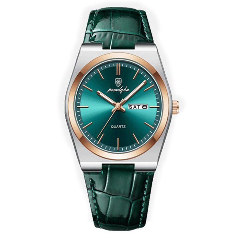 Orologio da polso da uomo Poedagar, sportivo, al quarzo, in acciaio inossidabile, impermeabile, con data, orologi da uomo, bracciali