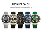 CURREN 8464 Man Fashion Silicone Strap Chronograph Sports Watch - Acquisti Online