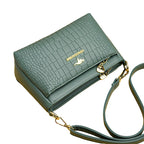Women's Fashionable Shoulder Bag Zipper Pocket Original Leather Large Capacity Crossbody Bag Women Shoulder Bag