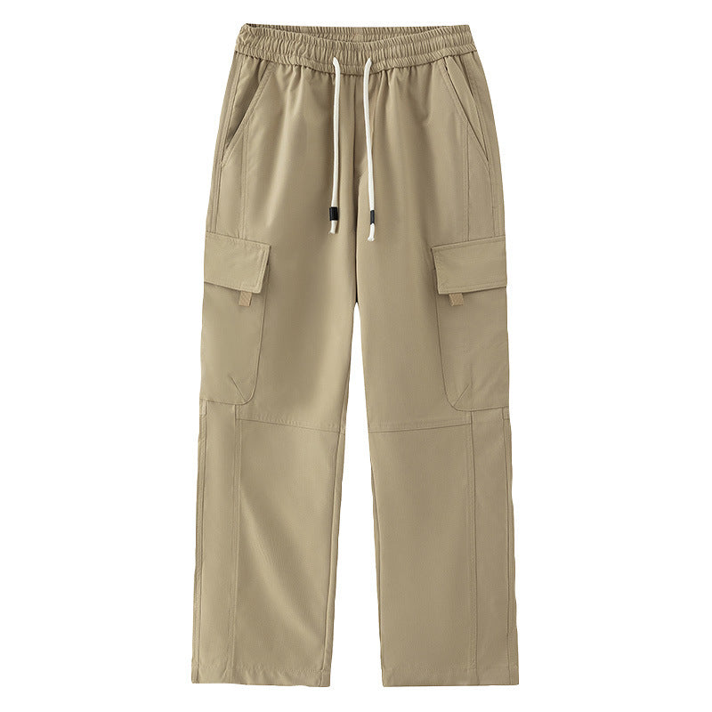 Men's Casual Korean-style Trendy Loose Straight Cargo Trousers - Acquisti Online