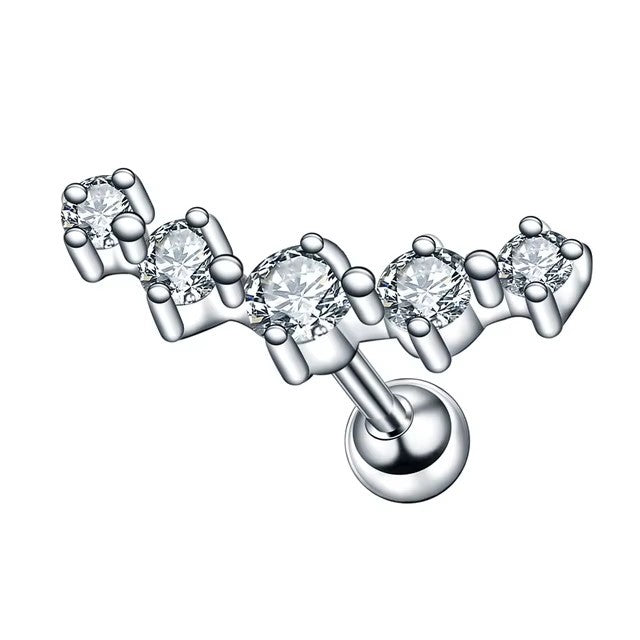 Stainless Steel Micro-inlaid Special-interest Design Butterfly Zircon Earrings - Acquisti Online