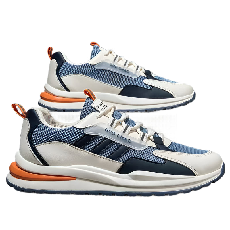 Mesh Breathable Lace Up Running Sneaker Men's