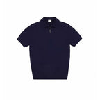 Light  Zipper Polo Shirt Lapel Short Sleeve - Acquisti Online