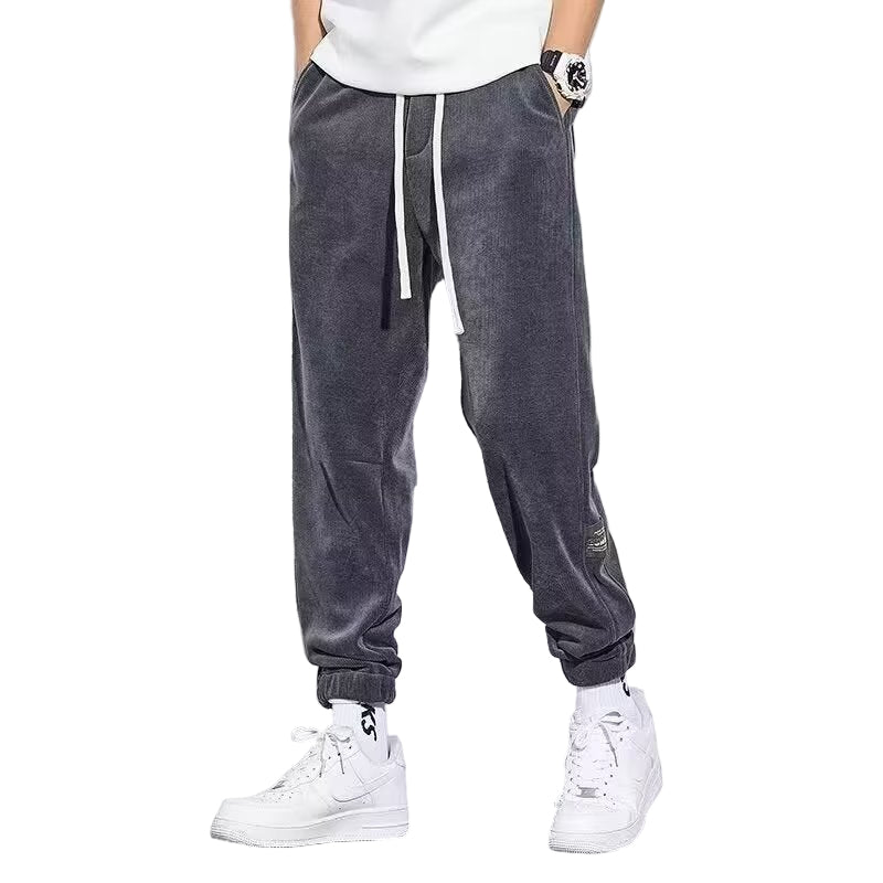 Men's Casual All-matching Pants Corduroy Sweatpants - Acquisti Online