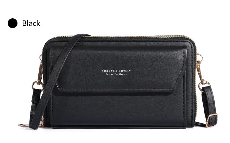 Women's Fashionable Shoulder Bag Original Leather Large Capacity Crossbody Bag Zipper Pocket Women's Shoulder Bag - Acquisti Online