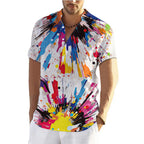 Fashion Summer Graffiti 3D Printing Shirt Men - Acquisti Online