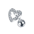 Stainless Steel Micro-inlaid Special-interest Design Butterfly Zircon Earrings - Acquisti Online