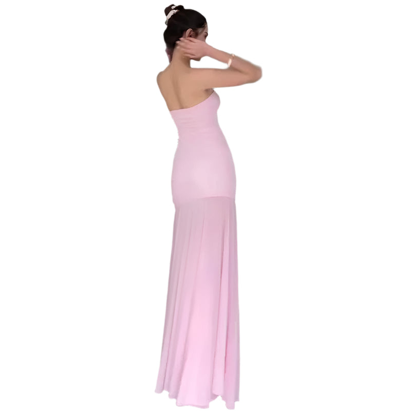Elegante mesh-buisjurk voor dames