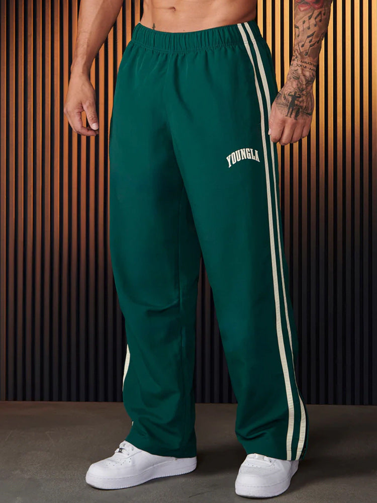 Men's Sports Pants Pairs Of Stitching Printing Leisure - Acquisti Online