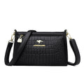 Women's Fashionable Shoulder Bag Zipper Pocket Original Leather Large Capacity Crossbody Bag Women Shoulder Bag - Acquisti Online