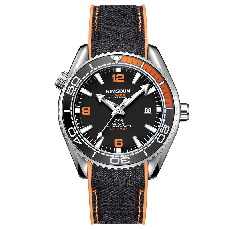 KIMSOUN Orologio meccanico automatico di lusso da uomo, orologio sportivo da uomo, orologio impermeabile per uomo.