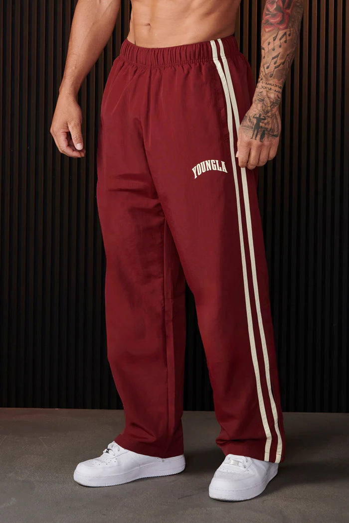 Men's Sports Pants Pairs Of Stitching Printing Leisure - Acquisti Online