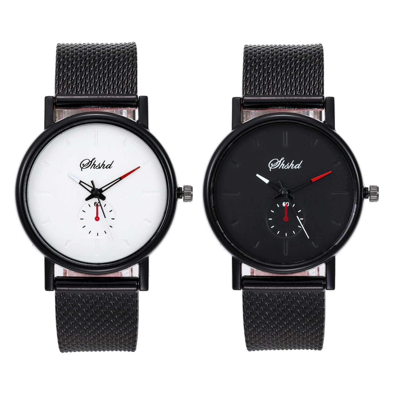 Luxury Wrist Watches For Men Fashion Quartz Watch Stainless Steel Mesh Band Casual Watch