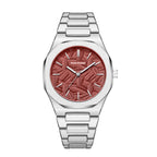 PINTIME Women Fashionable Quartz Watch Stainless Steel Waterproof Luminous Autometic Movemen Women Watch
