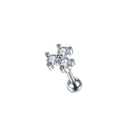 Stainless Steel Micro-inlaid Special-interest Design Butterfly Zircon Earrings - Acquisti Online