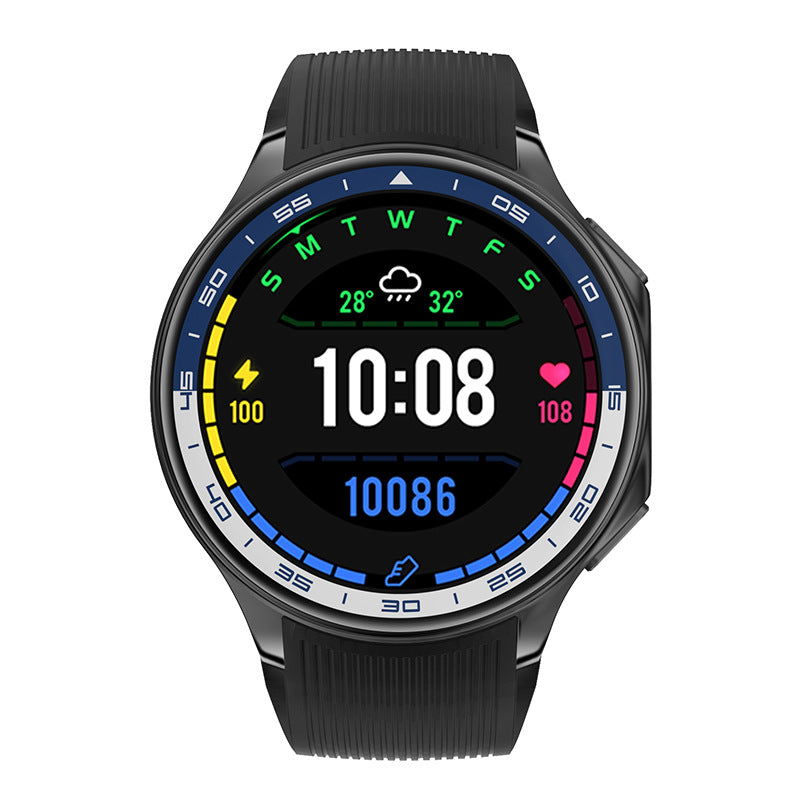 Smartwatch sportivo Bluetooth da uomo con schermo AMOLED HD da 1,43 pollici
