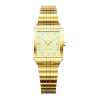 LIEBIG Luxury Stainless Steel Bracelet Golden Quartz Watch Men Women Watches Casual Wristwatches Female Male