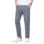 Fashion Ice Silk Casual Pants Men's Thin Trendy Trousers