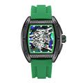 SKMEI Hollow Sheet Plate Trendy Barrel-shaped Waterproof Luminous Fashion Quartz Watch For Men