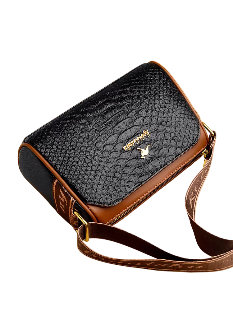 Dames schoudertas Rhombus leren modieuze schoudertas met grote capaciteit, dames crossbody tas