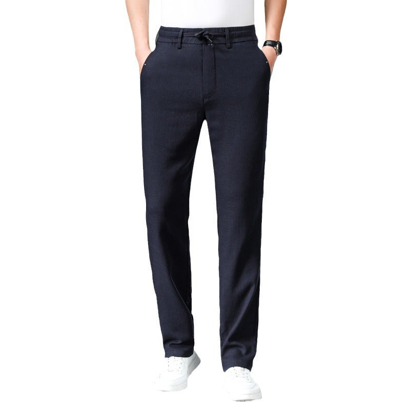 Summer Thin Cotton And Linen Tencel Breathable And Loose Straight White Pants - Acquisti Online