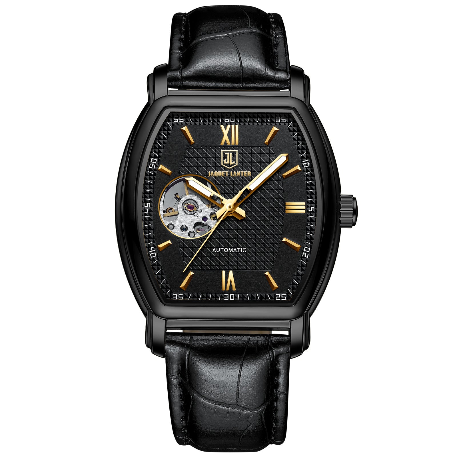 Men's Mechanical Waterproof Business Clock Luxury Skeleton Automatic Mechanical Wristwatches for Men