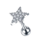 Stainless Steel Micro-inlaid Special-interest Design Butterfly Zircon Earrings - Acquisti Online